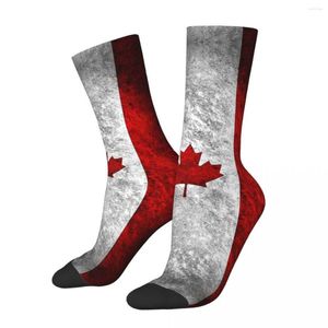 Chaussettes pour hommes rétro Vintage Style classique Canada drapeau hommes femmes en plein air nouveauté printemps été automne hiver bas cadeau