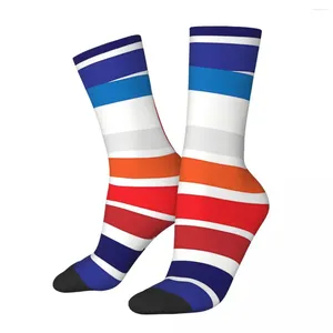 Chaussettes pour hommes rétro drapeau de la yougoslavie unisexe hiver chaud Happy Street Style Crazy Sock