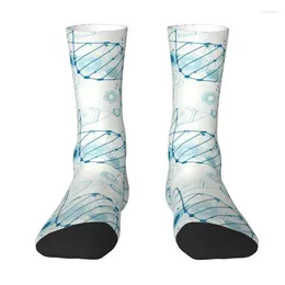 Chaussettes pour hommes Scientific DNA Crew Unisexe Mignon 3D Imprimé Science Chimie Robe