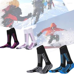 Chaussettes pour hommes Ski extérieur hommes Long Tube hiver alpinisme randonnée femmes épaississement chaud serviette bas sport drôle cyclisme