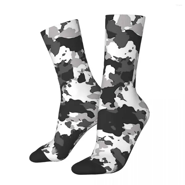 Chaussettes homme neige hiver Camouflage Kawaii Shopping motif dessin animé adulte enfant