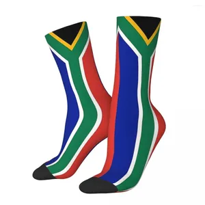 Chaussettes pour hommes Drapeau de l'Afrique du Sud Hommes Femmes Coupe-vent Nouveauté Printemps Été Automne Hiver Bas Cadeau