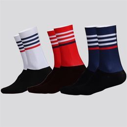 Herensokken Spexcel Unisex Pro Team Cycling Socks Nonslip Sports Socks 2 Pair veel man vrouwen accepteren mix kleur 220923