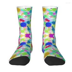 Chaussettes pour hommes Splatoon Video Gamer Pattern Dress Femmes Chaudes Drôle Nouveauté Crew