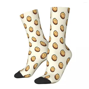 Chaussettes pour hommes Star Sprinkle Cookie Dessert Mâle Hommes Femmes Bas d'hiver Polyester