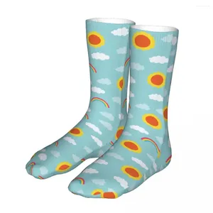 Herensokken Sterren Schattig Zon Wolk Dames Casual Nieuwigheid Lente Zomer Herfst Winter Geschenken