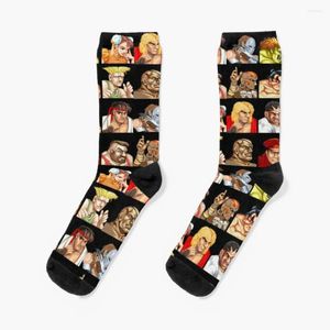 Chaussettes pour hommes Street Fighter 2 Character Select Happy Men