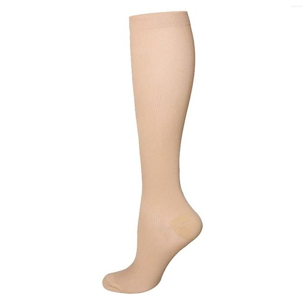 Chaussettes pour hommes été tube moyen couleur unie Compression filets de pêche haut Extra large bas de noël porte-jarretelles cuisse haute