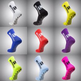 Chaussettes pour hommes Tapedesign chaussettes de football circulaire silicone ventouse poignée anti-dérapant football sports hommes baseball rugby 231218