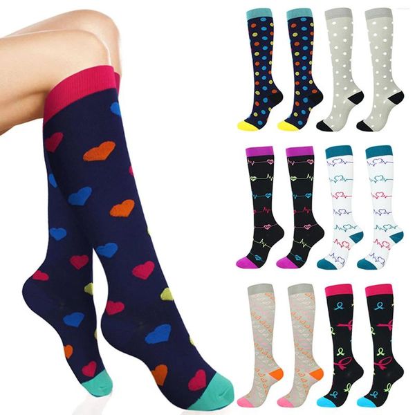 Chaussettes pour hommes, hauts de cuisse, Lingerie, Compression pour femmes, hommes, Circulation