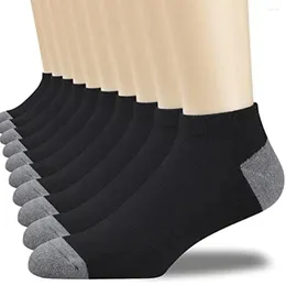 Chaussettes pour hommes unisexe coupe basse respirant Jogging 12 paires de couleurs douces assorties à haute élasticité