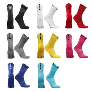 Chaussettes unisexes pour hommes, sport, basket-ball, Cool Elite, Football, genou, serviette épaisse, bas, cyclisme, course à pied, adulte