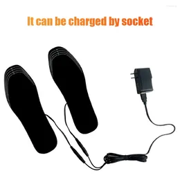 Herensokken Unisex USB Elektrisch verwarmde inlegzolen Winter Comfortabele voeten Warm Thermisch wasbaar Buitensporten Schoenpads