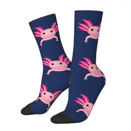 Heren sokken vintage axolotl huisdier dier unisex harajuku patroon gedrukt gelukkig bemanning sokcadeau