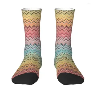 Chaussettes pour hommes Vintage Camouflage graphique hommes femmes équipage unisexe drôle impression 3D robe géométrique bohème