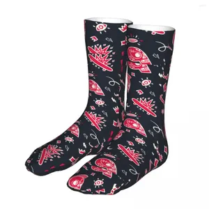 Herensokken Vintage Schedeltatoeages Doodle Dames Polyester Informeel Nieuwigheid Lente Zomer Herfst Winter Geschenk