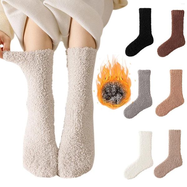 Chaussettes pour hommes chauds de Noël mode coupe-vent impression mi-tube longue haute coton femmes femmes petite laine épaisse