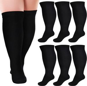 Chaussettes pour hommes en gros 240 paires 5XL Compression large mollet femmes hommes bas de soutien réduit l'enflure douleur infirmières en cours d'exécution enceinte