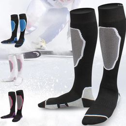 Chaussettes pour hommes Laine Thermique Ski Épais Hommes Femmes Hiver Longue Compression Chaude Pour La Randonnée Snowboard Escalade Sports