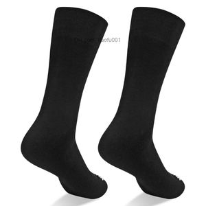 Chaussettes pour hommes YUEDGE chaussettes en bambou pour hommes déodorant respirant régulier mi-mollet chaussettes habillées pour hommes tailles 37-46 EU Z230727