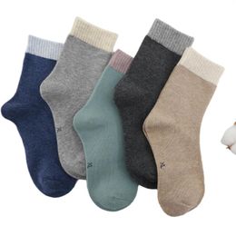 Calcetines para hombres Zoyikio calcetines para niños2 pares de primavera y otoño algodón algodón transpirable desodorante sudor-absorbente 90011131