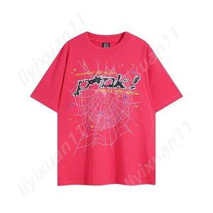 Heren Spider Heren T-shirts 555 Hip Hop Kanyes Style Sp5der Shirts Jumper Europese en Amerikaanse jonge zangers Korte mouw Hoge kwaliteit t-shirt 7321
