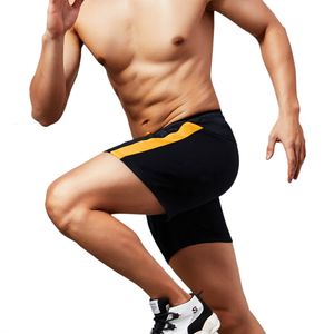 Short de sport pour homme Bodybuilding Workout Gym Running Short athlétique avec poches Honneur et victoire sur long trajet