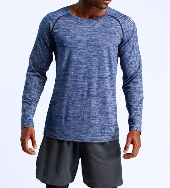 Camisetas deportivas para hombre, camisetas holgadas de entrenamiento para correr, camisetas de manga larga, camiseta transpirable de secado rápido para exteriores, 3 colores S - 3XL