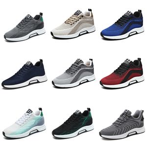 Chaussures de sport pour hommes GAI respirant noir blanc gris bleu chaussures à plateforme respirant marche baskets formateurs tennis cinq