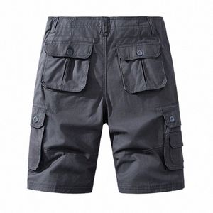 Heren Sportshorts Cargo Shorts Broek Big Size Bermuda Halve Broek Cott Losse Rechte Running Gym Shorts Broek s1Kn #