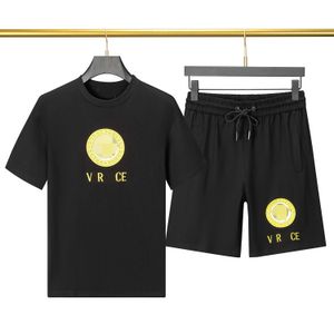 Men's Sports Suit Designer Luxurymerk geborduurd bedrukte shorts t-shirt casual mode jogging set