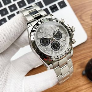 Men's Sports Watch Designer Watch AAA 42mm Full Function 6-Pin Running Time Ceramic Dial Men's Watch