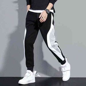 Pantalon décontracté surdimensionné pour hommes, Streetwear, taille élastique, taille élastique, pantalon de sport pour jeunes coréens, 5XL, printemps, G220224