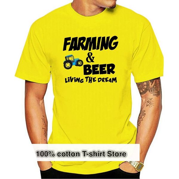 Men's Street Style Beer Beer - Farmer / Tractor / Farm / Funny Gift Ideas de camiseta para hombres Diseño