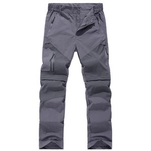 Pantalons extensibles pour hommes d'été Pantalons longs à séchage rapide Pantalons d'escalade en plein air pour hommes Pantalons de voyage / pêche / trekking LJ201104