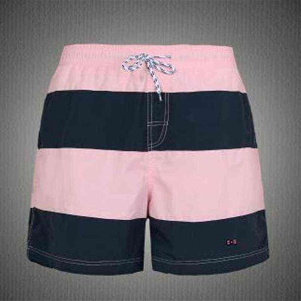 Pantalones cortos a rayas para hombre, bañadores de retazos, bañador para la playa, pantalones cortos deportivos informales para correr H1210