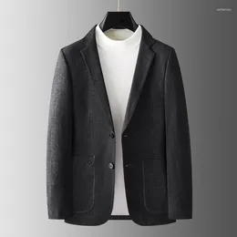 Costumes pour hommes 14423-ensemble de costume personnalisé coupe ajustée affaires et tenue formelle professionnelle entretien veste décontractée