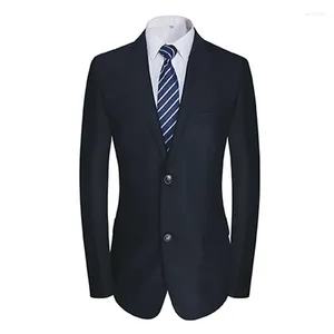 Herenpakken 14502 Aangepaste pak Set Slim Fitting Business and Professional Formal kleding Interview Casual Jacket