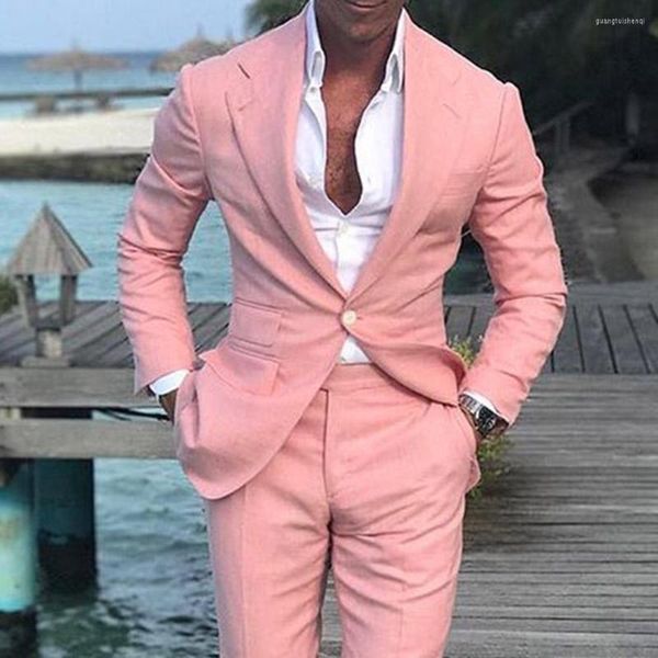 Trajes para hombres 2022 disfraz rosa traje cl￡sico de hombres