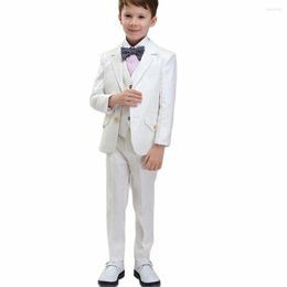 Costumes pour hommes 2023 garçons costume 3 pièces simple boutonnage enfants mariage fleur fille voyage tenue décontracté soirée Costumes de haute qualité