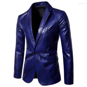 Costumes pour hommes 2023 marque vêtements un bouton costume Fine sergé impression homme smoking pour Performance imprimé loisirs vestes S-3XL