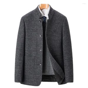 Herenpakken 2023 Brand Heren Casual Blazers Autumn and Spring Fashion Slim Suit Jack Men Blazer Wollen kleding Vetement Homme Y19