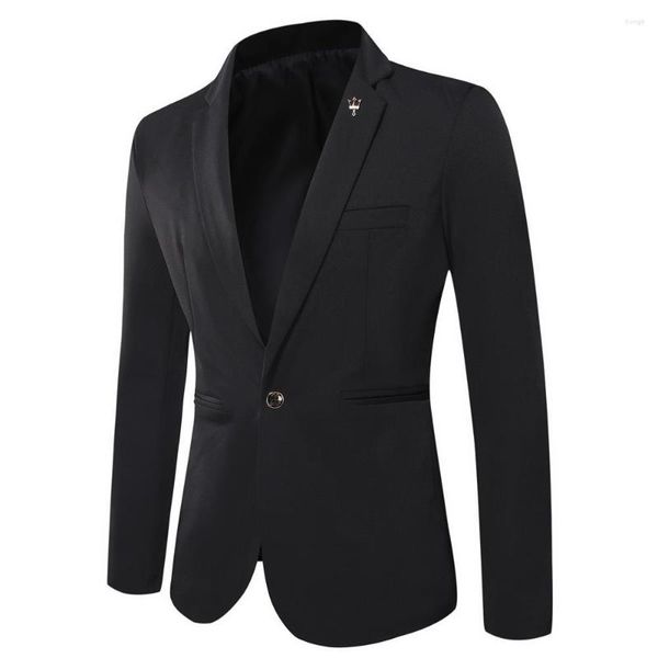 Trajes de hombre 2023 Blazer de ocio de negocios Blazers cómodos y de ajuste regular para hombres