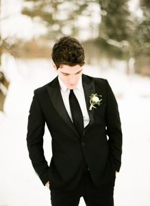 Herenpakken 2023 Made Made Men Slim Vintage Tuxedos Terno Fit Blaser Mens Pak Wedding voor (jasbroek)