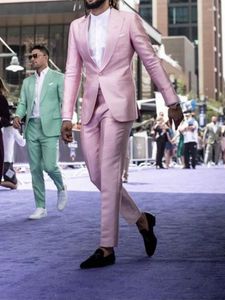 Suits para hombres 2023 Fashion Leisure Business Wedding Men se adapta a una parte inferior Summer Spring 2 piezas (pantalón de chaqueta) Traje Hombre