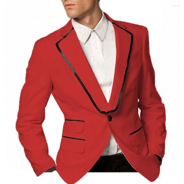 Costumes pour hommes 2023 dernières conceptions de pantalons de manteau rouge formel hommes costume marié Slim Fit personnalisé 2 pièces mariage smoking bal Blazer Terno Masculino