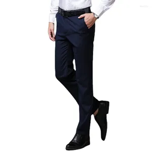 Costumes pour hommes 2023 pantalons de survêtement pour hommes mode coréenne vêtements pour hommes de haute qualité noir pantalon décontracté affaires pantalon de costume ajusté