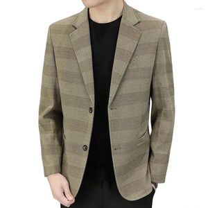 Herenpakken 2024 Boutique Gentleman Fashion Koreaanse versie van klein pak Hosting Casual Zakelijk Slanke Trend Alles Bruiloft Blazer