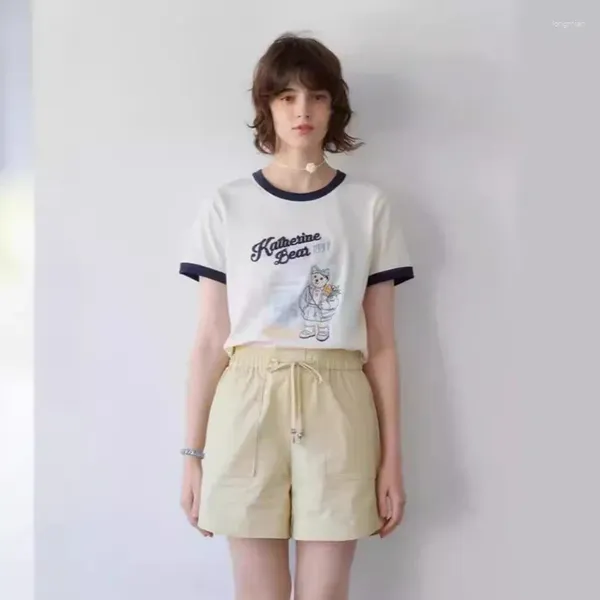 Suisses masculines 2024 T-shirt d'été de la mode pour femmes Toies de coton préparantes