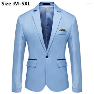 Costumes pour hommes 2024 formel bureau Blazer veste solide mode robe de mariée costume manteau mâle surdimensionné décontracté Hombre